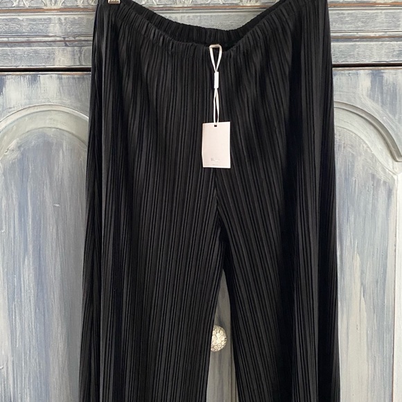 MILANO Black Pleated Pants - Picture 3 of 9